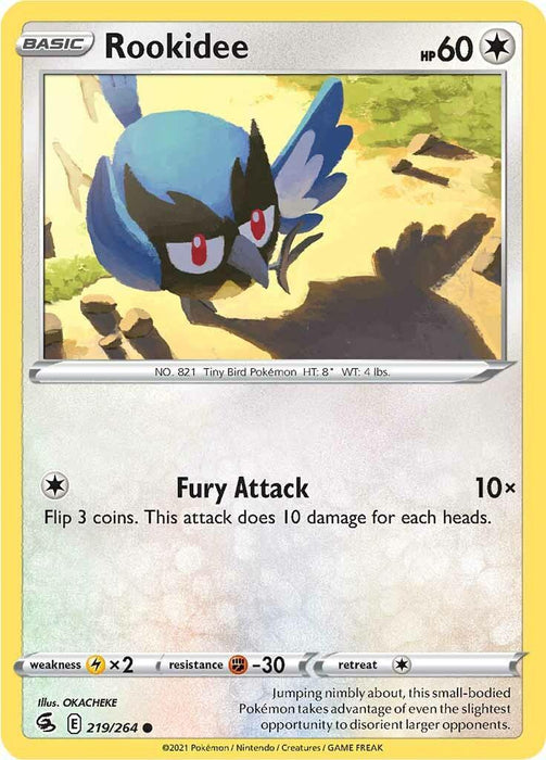 Rookidee (219/264) [Sword & Shield: Fusion Strike] - for just $0.10! 
