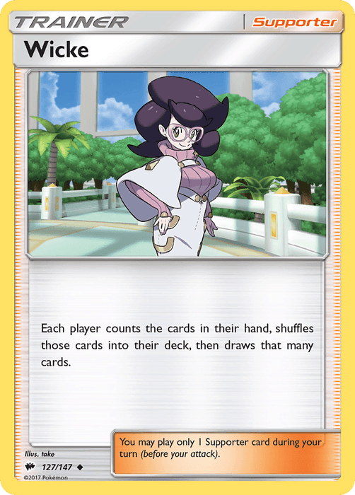 Wicke (127/147) [Sun & Moon: Burning Shadows] - for just $0.10! 