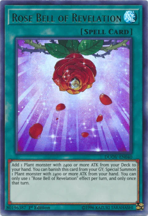 Rose Bell of Revelation [DUOV-EN040] Ultra Rare - for just $0.20! 