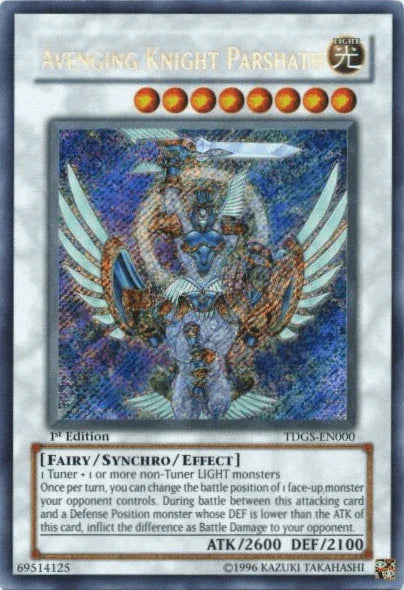 Avenging Knight Parshath [TDGS-EN000] Secret Rare - for just $10.90! 