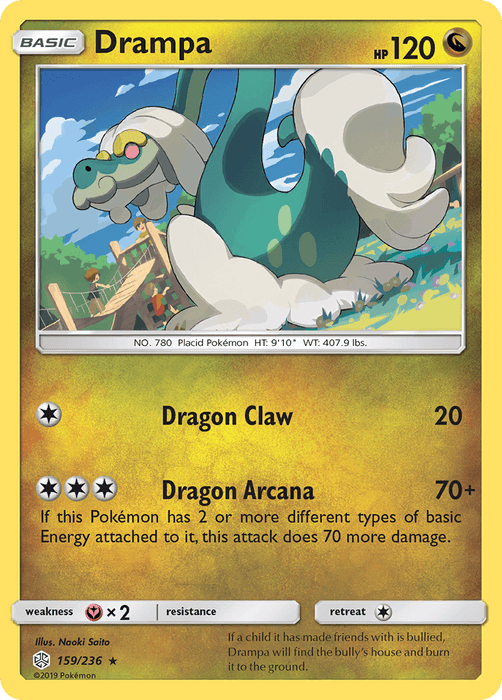 Drampa (159/236) [Sun & Moon: Cosmic Eclipse] - for just $0.15! 