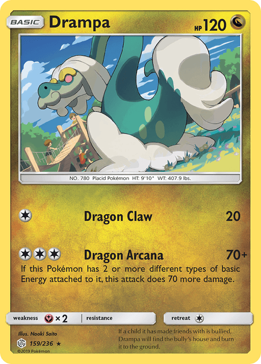 Drampa (159/236) [Sun & Moon: Cosmic Eclipse] - for just $0.15! 