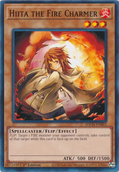 Hiita the Fire Charmer [SDCH-EN003] Common - for just $0.10! 