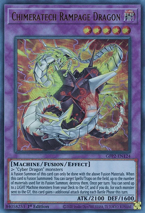 Chimeratech Rampage Dragon [GFP2-EN124] Ultra Rare - for just $0.15! 