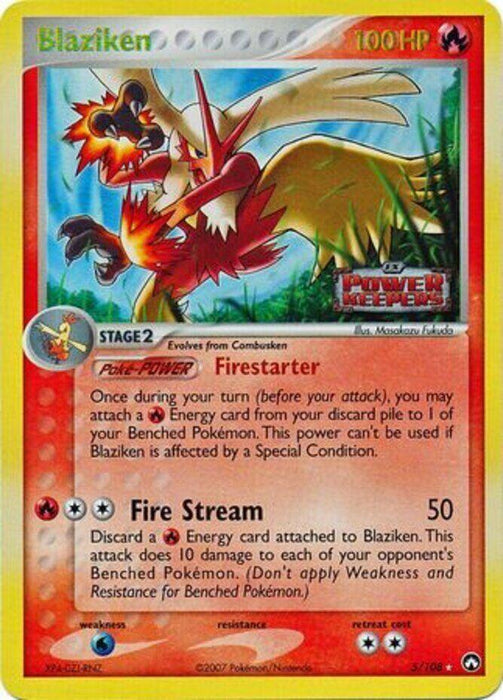 Blaziken (5/108) (Stamped) [EX: Power Keepers] - for just $51.90! 