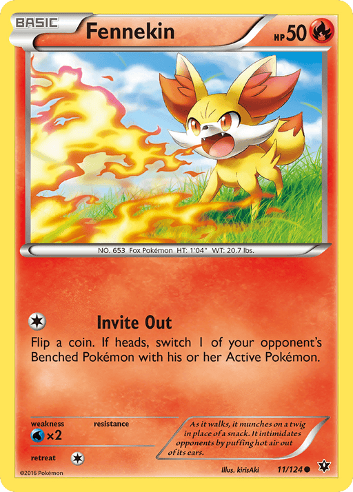 Fennekin (11/124) [XY: Fates Collide] - for just $0.10! 