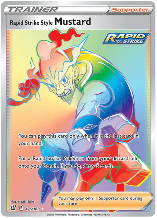 Rapid Strike Style Mustard (176/163) [Sword & Shield: Battle Styles] - for just $1.65! 