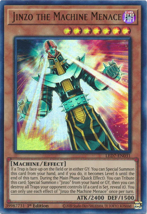 Jinzo the Machine Menace [LED7-EN031] Ultra Rare - for just $0.55! 