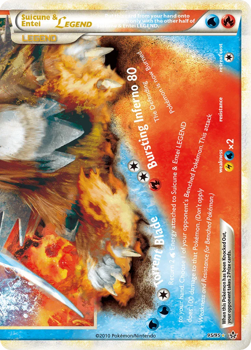 Suicune & Entei LEGEND (95/95) [HeartGold & SoulSilver: Unleashed] - for just $86! 