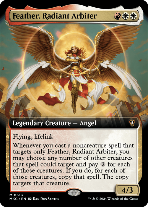 Feather, Radiant Arbiter (MKC-313) - Murders at Karlov Manor Commander: (Extended Art) - for just $0.32! 