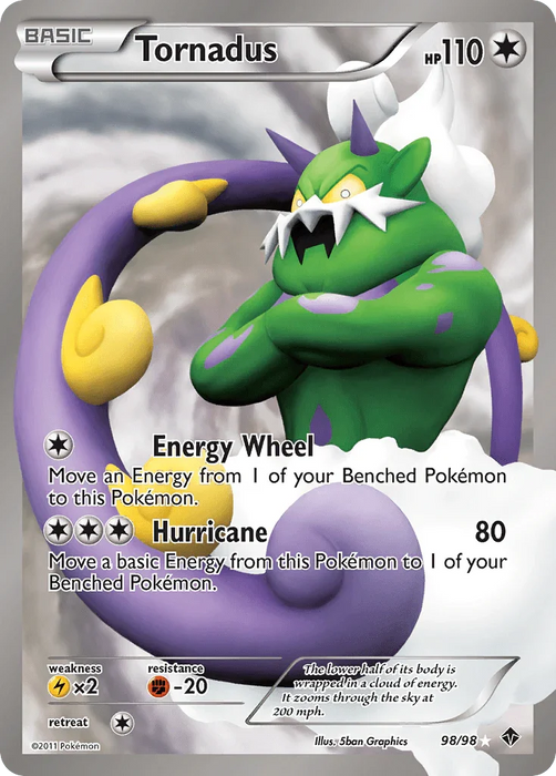 Tornadus (98/98) [Black & White: Emerging Powers] - for just $8.70! 