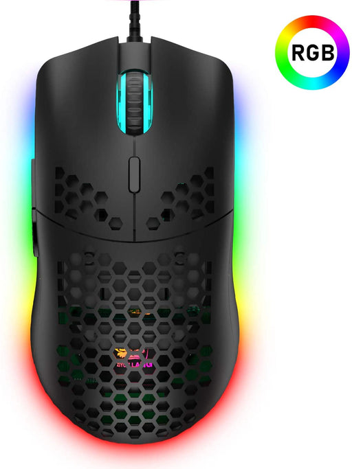Gaming Mice Mouse 6400 DPI USB RGB Flowing Backlit Light Wired PC Laptop PS4 PS5 Random Color - for just $73.80! 