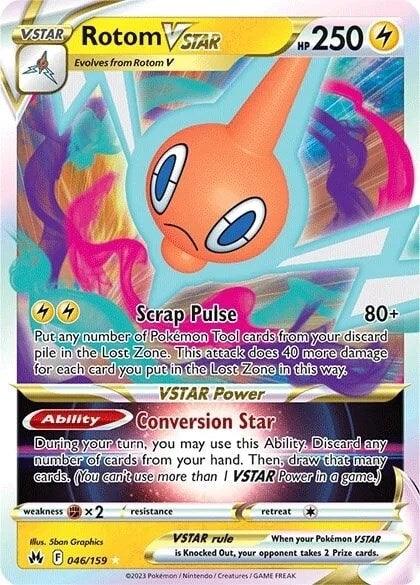 Rotom VSTAR (046/159) [Sword & Shield: Crown Zenith] - for just $0.45! 
