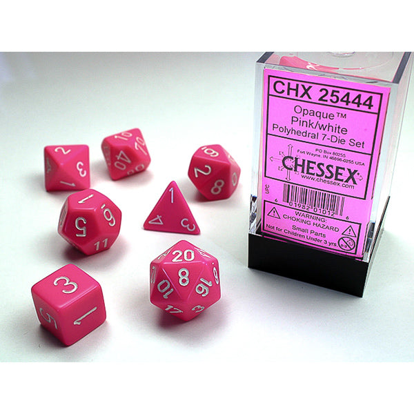 Chessex: Opaque Polyhedral Dice Set - for just $4.98! 