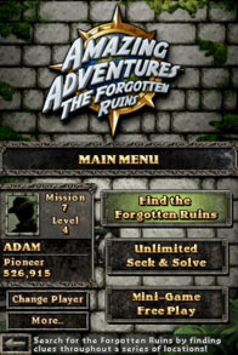Amazing Adventures: The Forgotten Ruins – Nintendo DS (DS) - for just $6.99! 