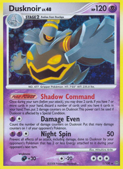 Dusknoir (1/100) [Diamond & Pearl: Stormfront] - for just $1.65! 