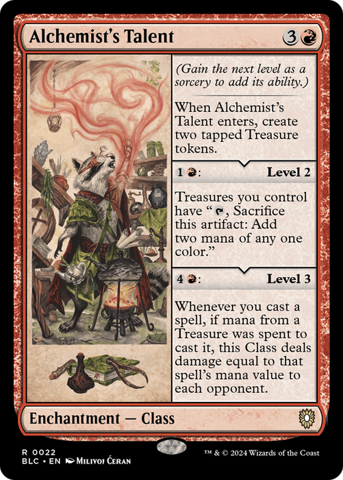 Alchemist's Talent (BLC-022) - Bloomburrow Commander - for just $0.86! 