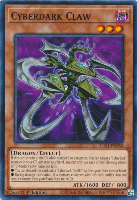 Cyberdark Claw [LDS1-EN035] Common - for just $0.15! 