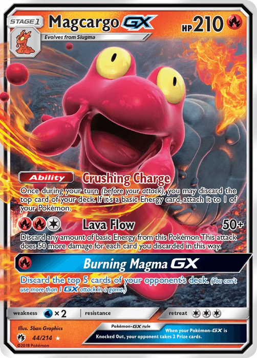 Magcargo GX (44/214) [Sun & Moon: Lost Thunder] - for just $0.90! 