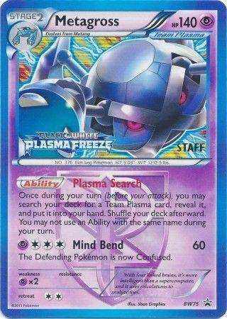 Metagross (BW75) (Team Plasma) (Staff Prerelease Promo) [Black & White: Black Star Promos] - for just $140! 