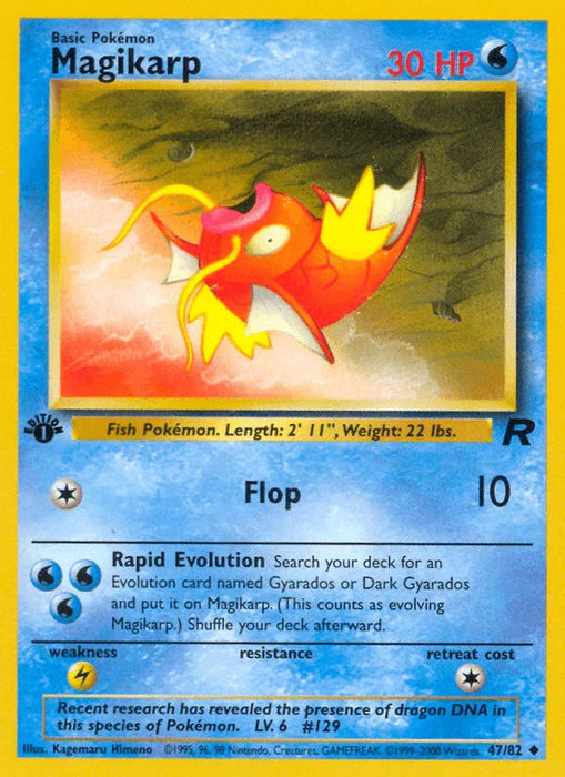 Magikarp (47/82) [Team Rocket 1st Edition] - for just $1.10! 