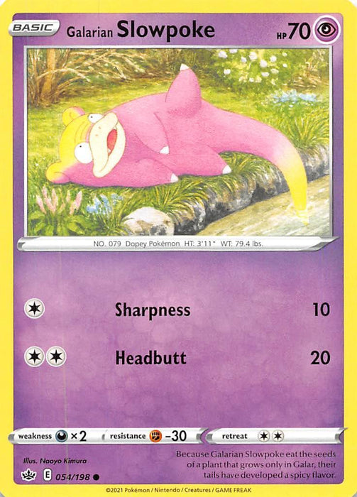 Galarian Slowpoke (054/198) [Sword & Shield: Chilling Reign] - for just $0.10! 