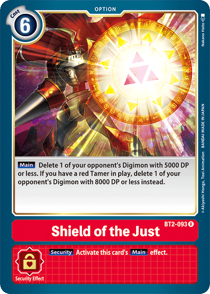 Shield of the Just [BT2-093] [Release Special Booster Ver.1.0] - Just $0.09! Shop now at Retro Gaming of Denver