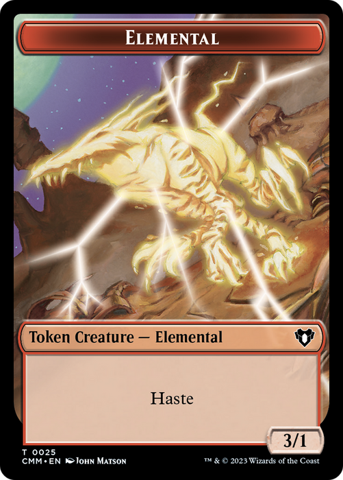 Elemental Token (25) [Commander Masters Tokens] - Just $0.45! Shop now at Retro Gaming of Denver