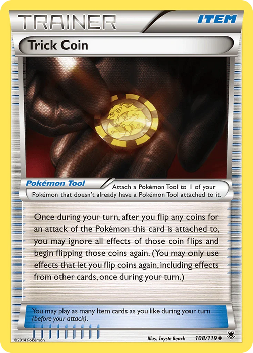 Trick Coin (108/119) [XY: Phantom Forces] - for just $0.15! 