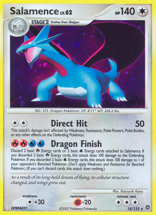 Salamence (18/132) [Diamond & Pearl: Secret Wonders] - Just $1! Shop now at Retro Gaming of Denver