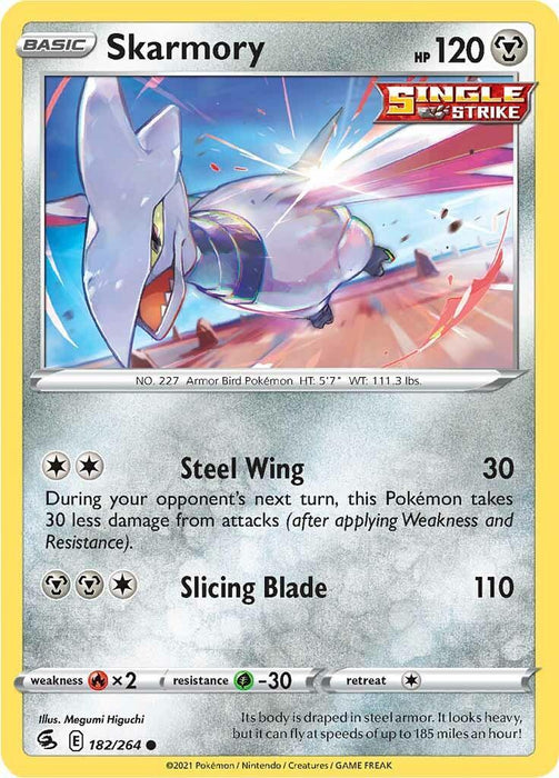 Skarmory (182/264) [Sword & Shield: Fusion Strike] - for just $0.10! 