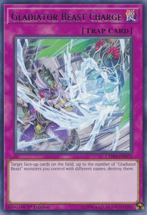 Gladiator Beast Charge [CHIM-EN071] Rare - for just $0.10! 