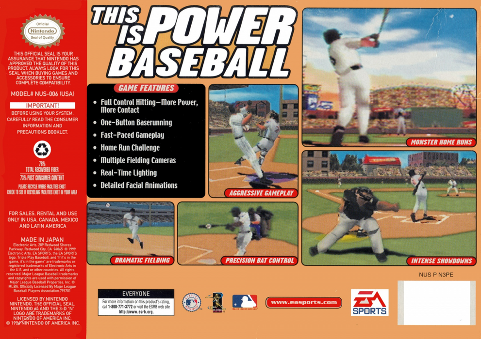 Triple Play 2000 – Nintendo 64 (N64) - for just $5.99! 
