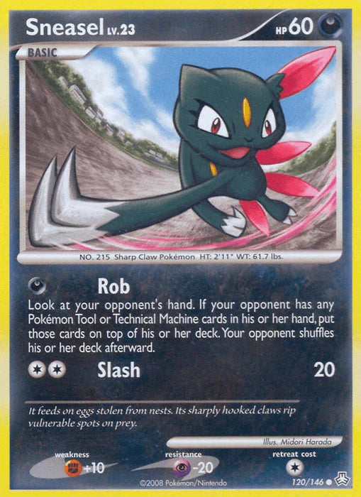Sneasel (120/146) [Diamond & Pearl: Legends Awakened] - for just $0.20! 