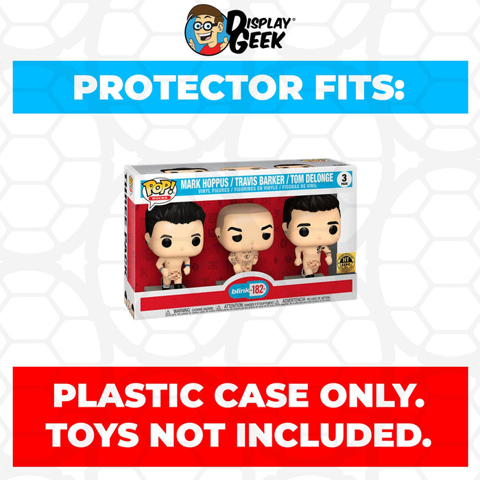 Pop Protector for 3 Pack Blink 182 Mark, Travis & Tom Running Naked Funko - Just $13.99! Shop now at Retro Gaming of Denver