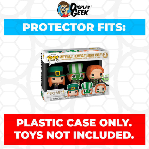 Pop Protector for 3 Pack Weasley Quidditch World Cup ECCC Funko Pop - Just $13.99! Shop now at Retro Gaming of Denver