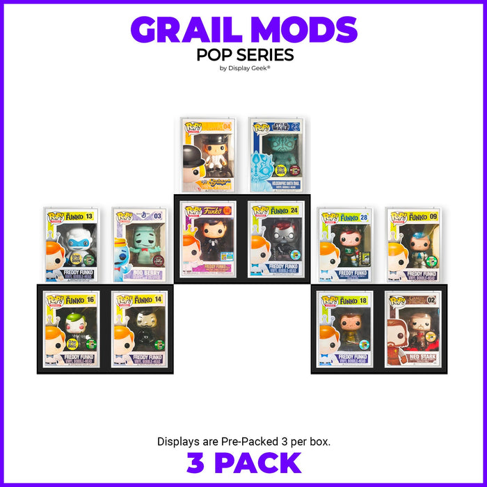 GRAIL MODS - Modular In Box Display Case for Funko Pops in Acrylic Hard Stack Armor (EVA Foam) - Just $59.99! Shop now at Retro Gaming of Denver