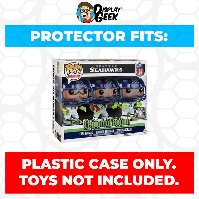 Pop Protector for 3 Pack Earl, Richard & Kam Legion of Boom Funko Pop - Just $13.99! Shop now at Retro Gaming of Denver