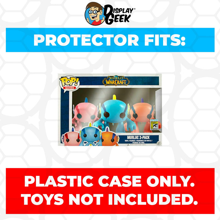 Pop Protector for 3 Pack World of Warcraft Murloc Pink, Blue & Orange Funko Pop - Just $13.99! Shop now at Retro Gaming of Denver