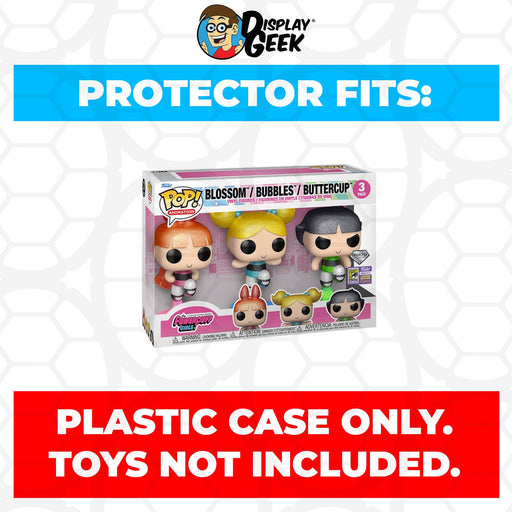 Pop Protector for 3 Pack Powerpuff Girls Diamond SDCC Funko Pop - Just $13.99! Shop now at Retro Gaming of Denver