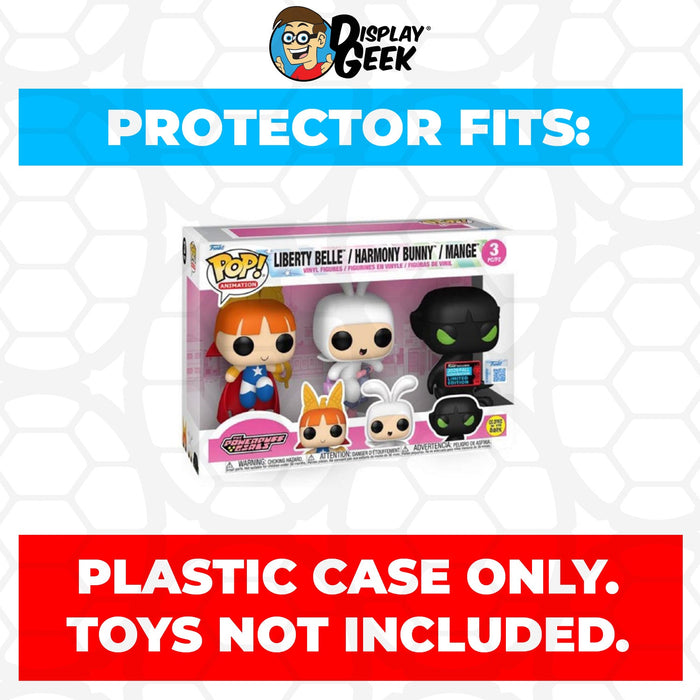 Pop Protector for 3 Pack Powerpuff Girls Glow in the Dark NYCC Funko Pop - for just $13.99! 