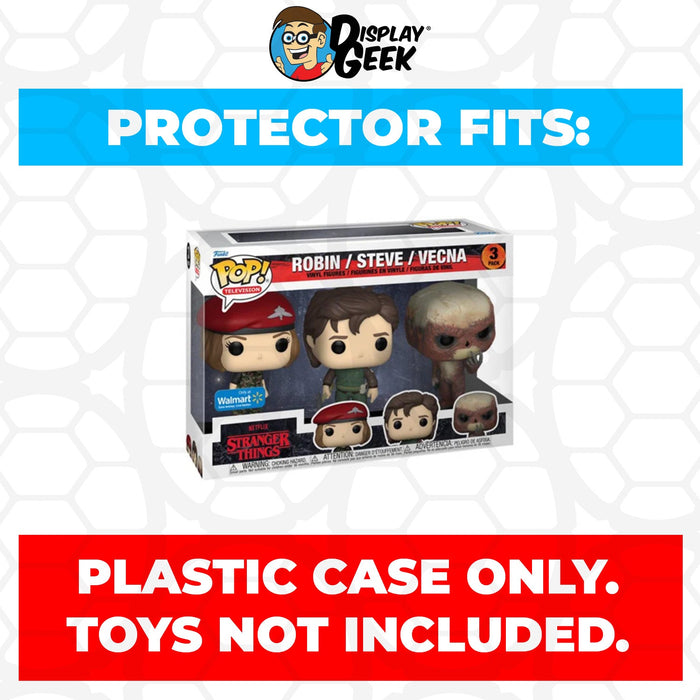 Pop Protector for 3 Pack Stranger Things Robin, Steve & Vecna Funko Pop - Just $13.99! Shop now at Retro Gaming of Denver