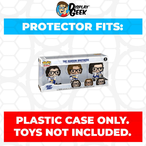 Pop Protector for 3 Pack Slap Shot The Hanson Brothers Funko Pop - Just $13.99! Shop now at Retro Gaming of Denver