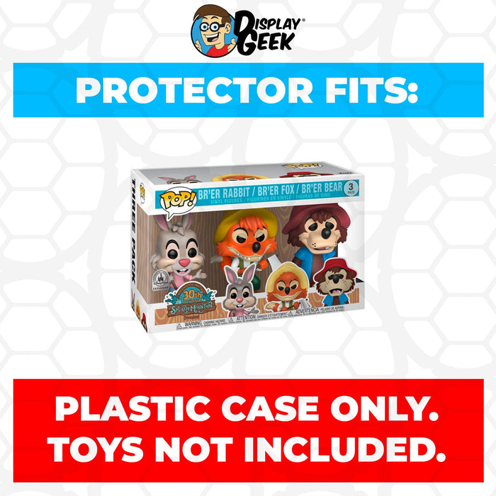 Pop Protector for 3 Pack Br'er Rabbit, Br'er Fox & Br'er Bear Funko Pop - Just $13.99! Shop now at Retro Gaming of Denver