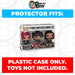 Pop Protector for 3 Pack TLC No Scrubs T-Boz, Left Eye & Chilli Funko Box - for just $13.99! 