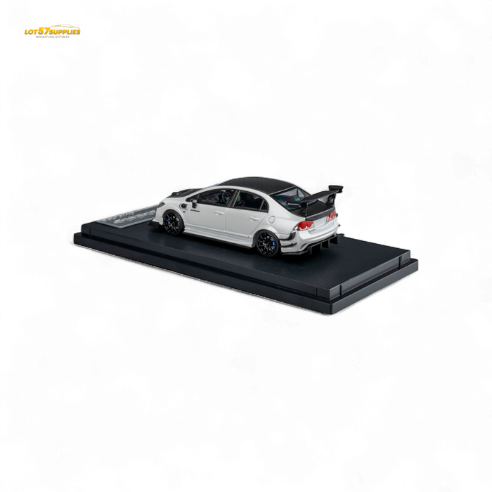 Microturbo Honda Civic Type R FD2 Spoon Sports Metallic White 1:64 - for just $39.99! 