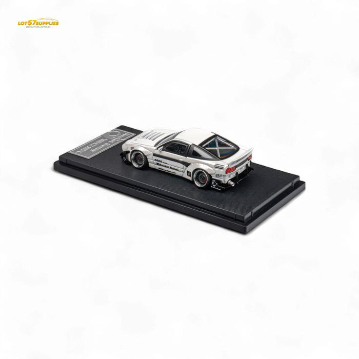 MicroTurbo Custom 180SX - Pandem Rocket Bunny White 1:64 - for just $46.99! 