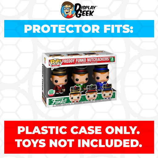 Pop Protector for 3 Pack Freddy Funko Nutcrackers Funko Pop - for just $13.99! 