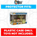 Pop Protector for 3 Pack Jabba The Hutt & Leia & Salacious B. Crumb Funko Pop - for just $16.99! 