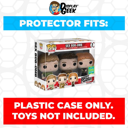 Pop Protector for 3 Pack Scott Pilgrim Sexbobomb SDCC Funko Pop - for just $13.99! 